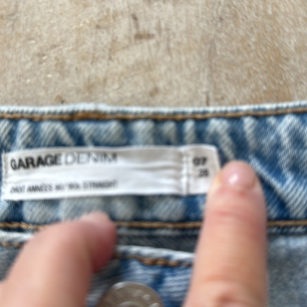 Garage 90’s Straight Jean {Light Blue} 7/28 - Picture 6 of 9